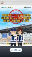Jasa Marga Tegaskan Program e-Toll Gratis Rp 500 Ribu Penipuan