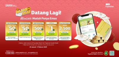 Gadai Emas Bisa Dapat Goldback di Pegadaian