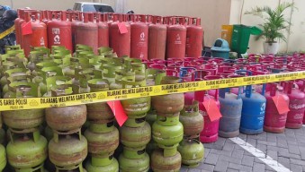 Polda Jatim Bongkar Pengoplosan Elpiji Subsidi di Jombang