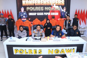 Polisi Ngawi Ungkap Penjualan Ilegal 17,8 Ton Pupuk Bersubsidi