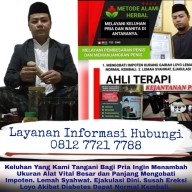 Pusat Pembesar Alat Vital Gresik Lamongan H.Abdulazis Paling Ampuh Resmi