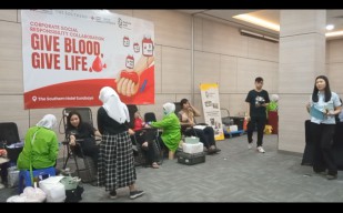 The Southern Hotel Surabaya bersama PMI Kota Surabaya Menggelar Donor Darah , Sinergi Untuk Berbagi