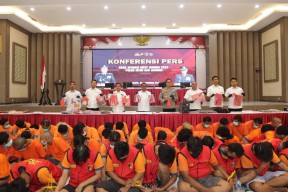 Operasi Sikat Semeru, Polda Jatim Berhasil Ungkap 1.443 Kasus dan Amankan 1.135 Tersangka
