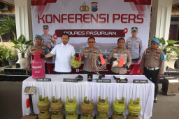 Polres Pasuruan Ungkap Penyalahgunaan LPG Subsidi, Dua Tersangka Ditangkap