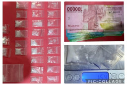 Polres Tanjung Perak Tangkap Pengedar Narkoba, Simpan 28 Poket Sabu
