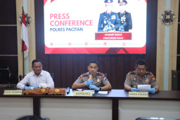 Polres Pacitan Amankan Tersangka Pencuri  Emas Senilai 350 Juta