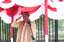 PLBN Aruk Gelar Upacara HUT ke-81 RI, Tegaskan Peran Perbatasan sebagai Beranda Depan Negara