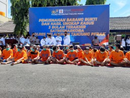 6,5 Kg Sabu dan 1.660 Butir Pil Ekstasi di Musnahkan Polres Pelabuhan Tanjung Perak Menjelang Nataru