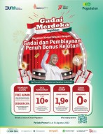 Sambut Hari Merdeka, Nasabah dengan Gadai Rp 2,5 Juta Merdeka dari Bunga