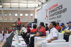 Pegadaian Kenalkan Investasi Emas Pada Atlet Senam National Gymnastics Championship