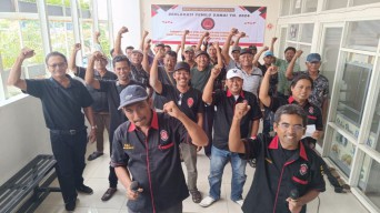 Jelang Pencoblosan DPC SSI Kota Surabaya Deklarasi Pemilu 2024 Aman dan Damai
