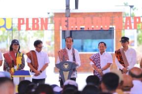 Presiden Jokowi Resmikan 7 PLBN Terpadu