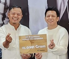 Pegadaian Berikan Hadiah Ariel Noah Tabungan Emas saat Ulang Tahun
