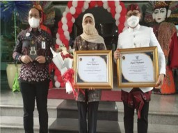 Jawa Timur dapat penghargaan dari Lembaga Administrasi Negara (LAN) Republik Indonesia