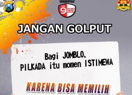 Pilkada Sidoarjo, Jomblo Diingatkan Tidak Golput