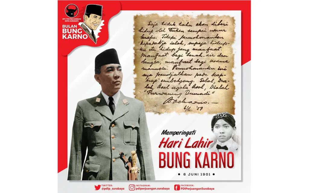 PDIP Surabaya Gelar Lomba Foto dan Parikan Online di Bulan Bung Karno