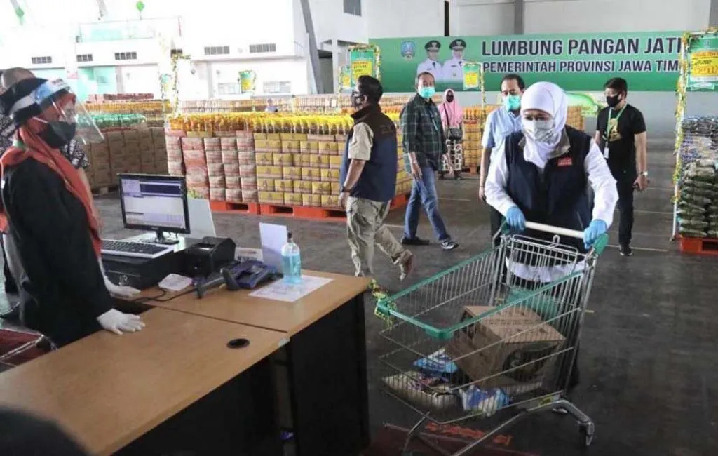 Perluas Layanan Sembako Murah Lumbung Pangan Jatim Gandeng BUMDes