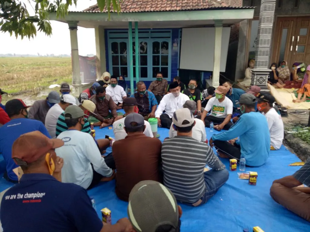 BHS Disambati Petani Porong soal Irigasi, ini Jawabnya