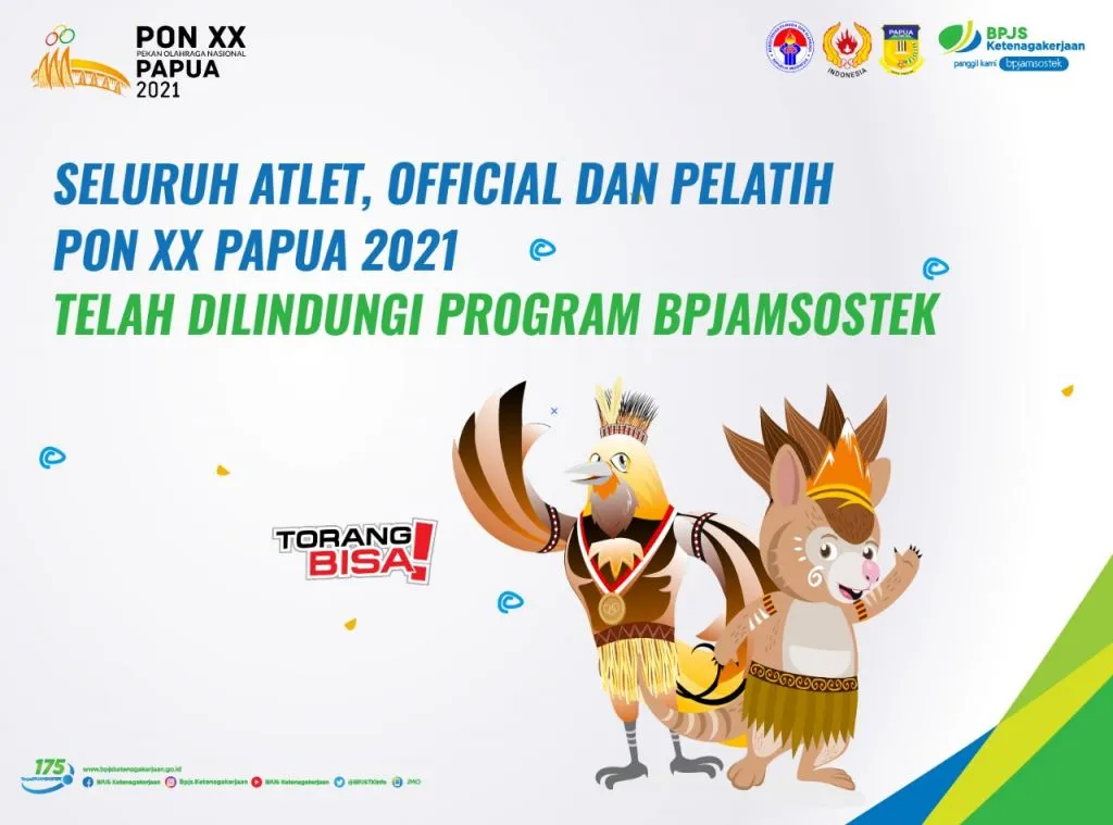 Insiden di PON XX, Atlet Gantole Dilindungi BPJS Ketenagakerjaan