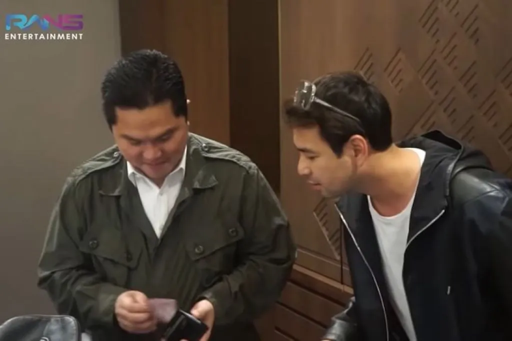 Usaha Startup Erick Thohir, Digerojok Modal Rp 35 M oleh Raffi Ahmad
