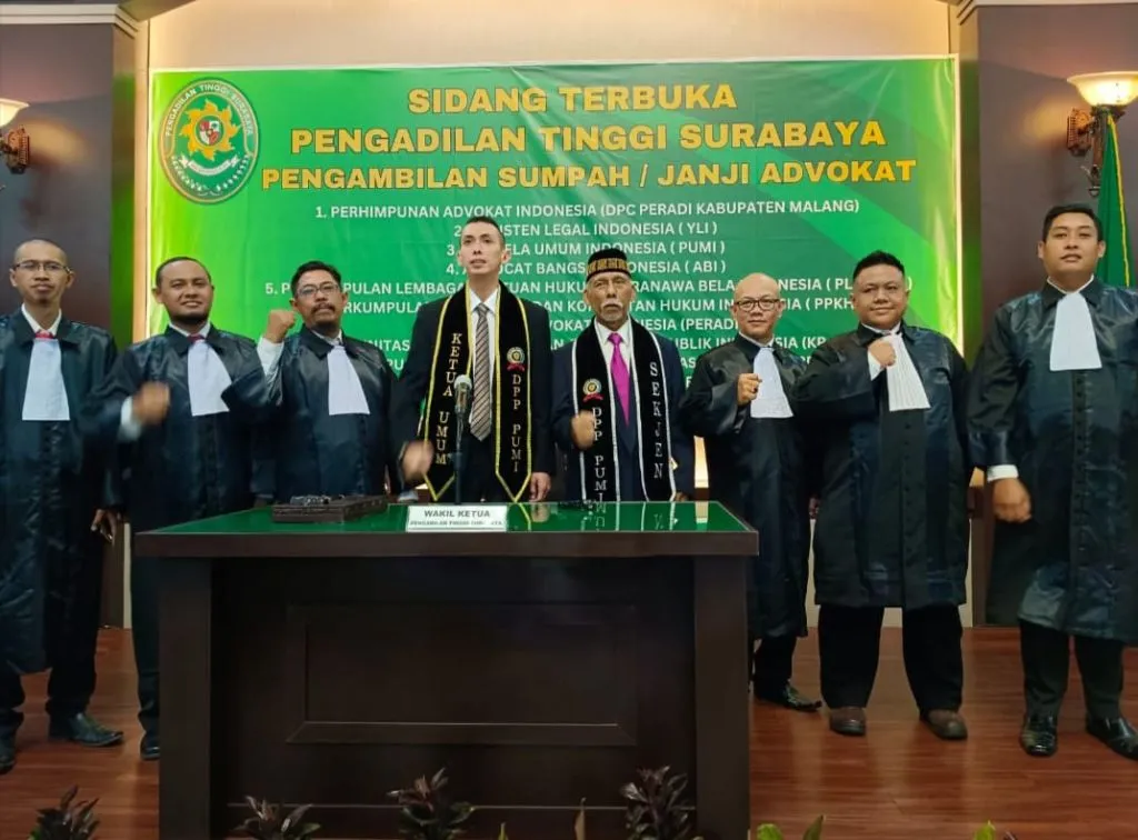 Ketum PUMI Lantik 105 Advokad, Kedepankan Masyarakat Pencari Keadilan
