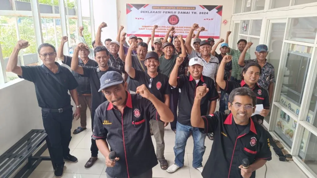 Jelang Pencoblosan DPC SSI Kota Surabaya Deklarasi Pemilu 2024 Aman dan Damai