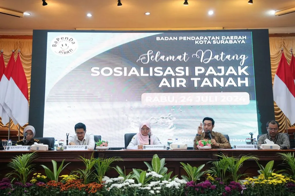 Diikuti Ratusan Pelaku Usaha, Pemkot Surabaya Sosialisasikan Pajak Air Tanah