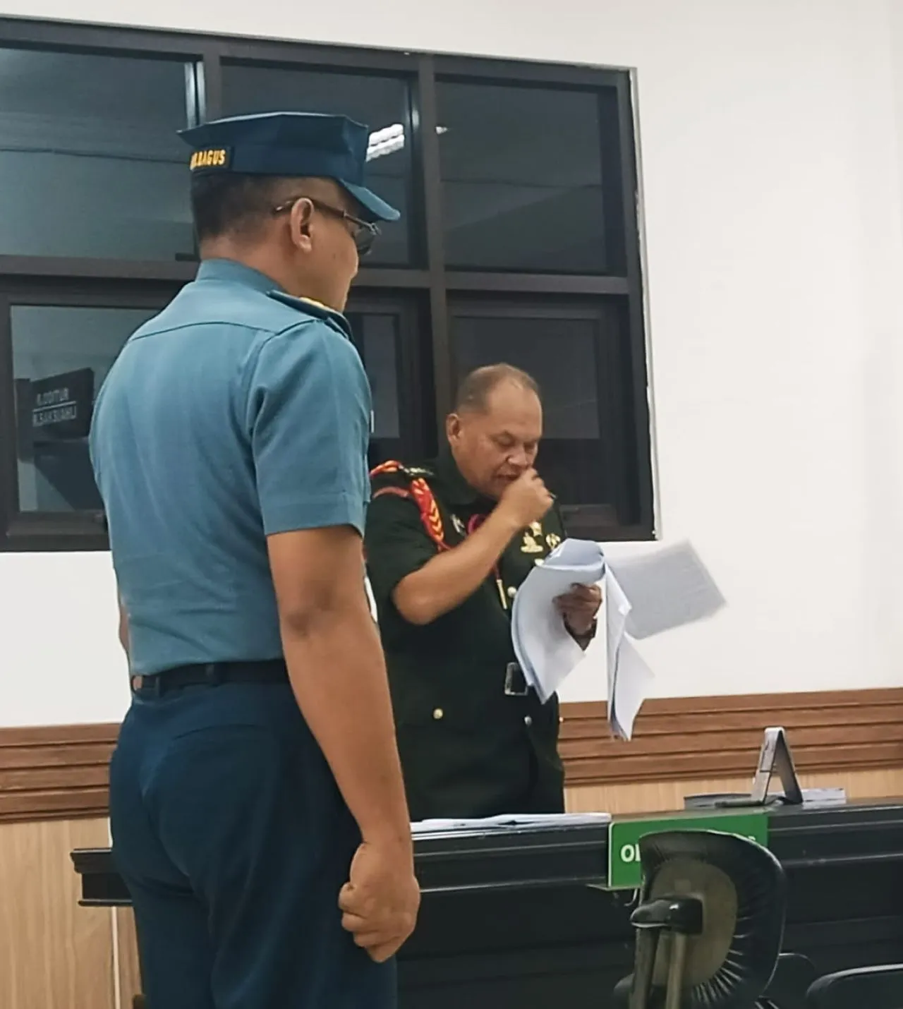 Terdakwa Lettu Dr. Raditya Bagus Dituntut Delapan Bulan Penjara