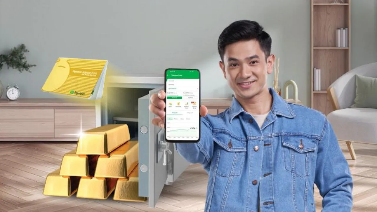 Layanan “Deposito Emas” Melalui Aplikasi Pegadaian Digital Tembus 118 Kg