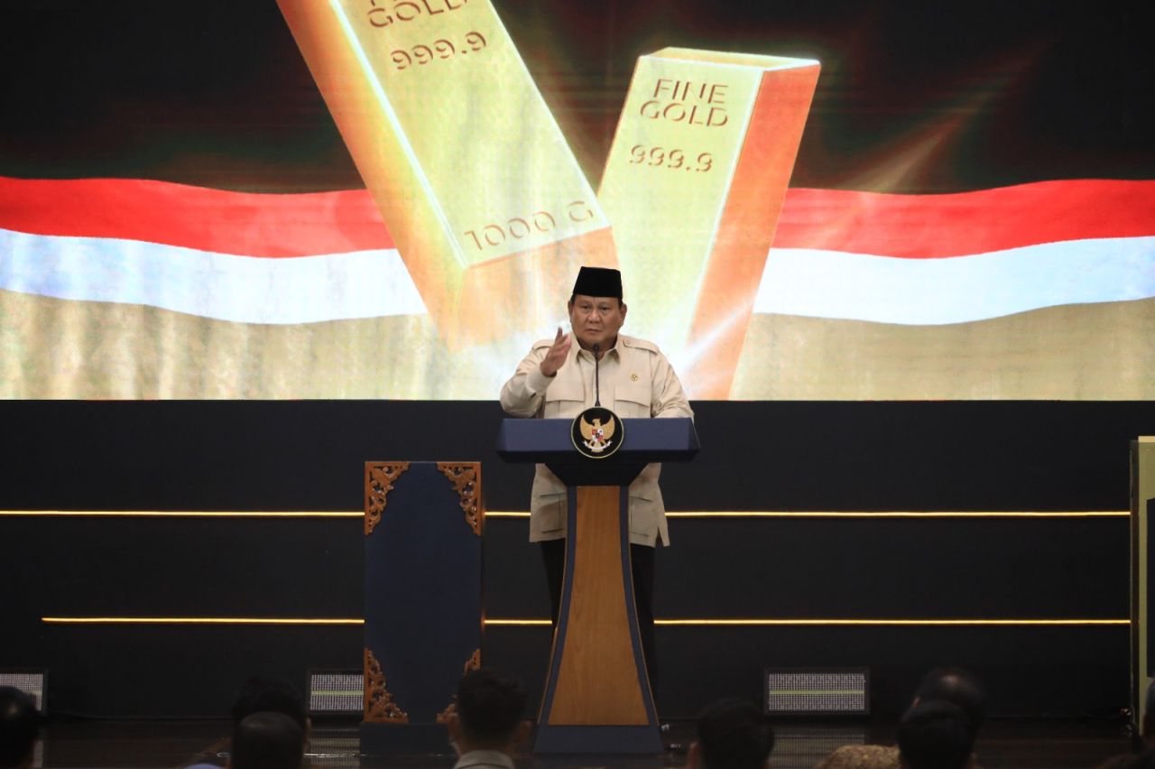 Presiden Prabowo Resmikan Layanan Bank Emas Pegadaian