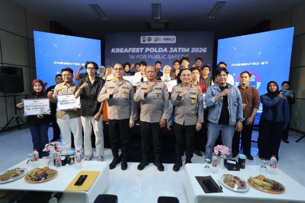 Polda Jatim Dorong Pemanfaatan AI untuk Keamanan Publik Melalui KREAFEST 2026
