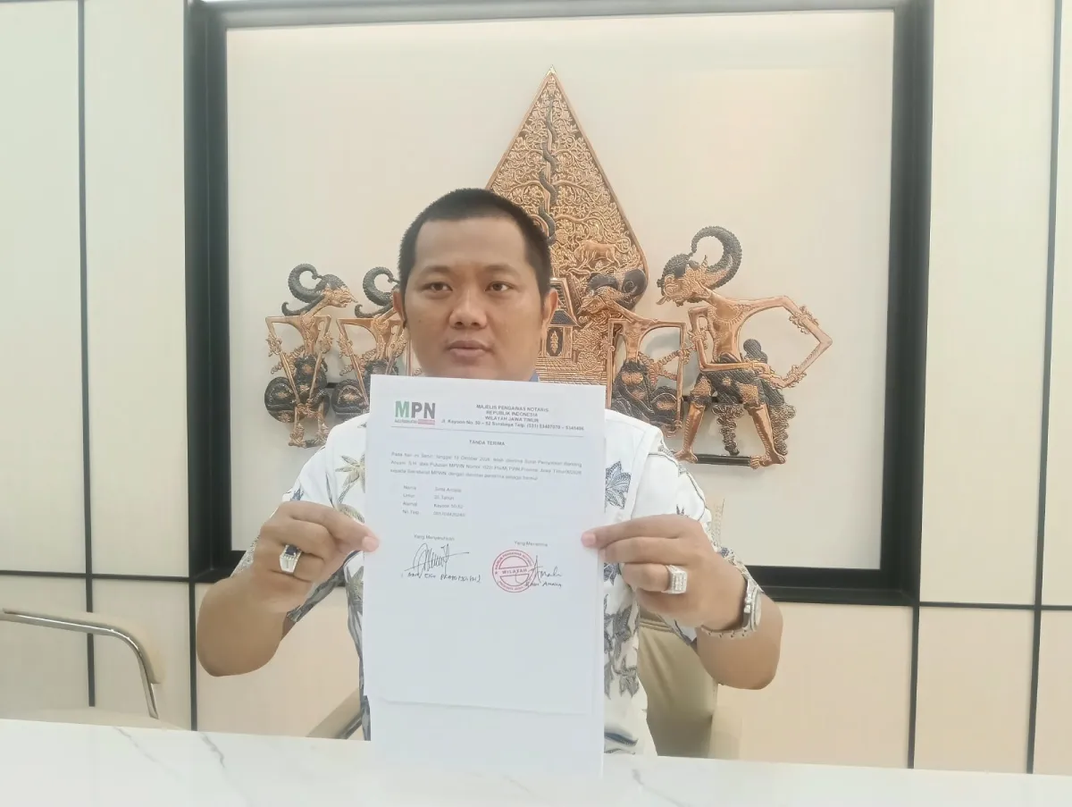 Kuasa Hukum Notaris Ariyani Bantah Kliennya Diberhentikan MPW Jatim