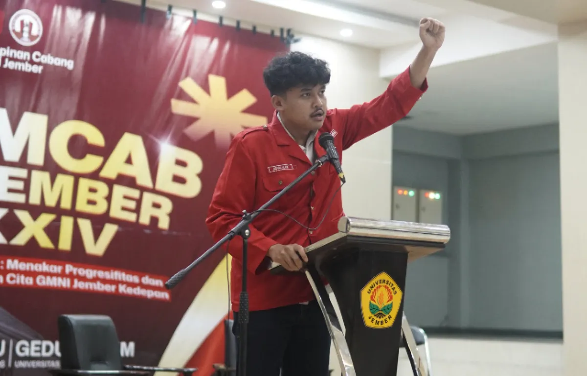 Foto: Abdul Aziz Al Fazri - Ketua DPC GMNI Jember
