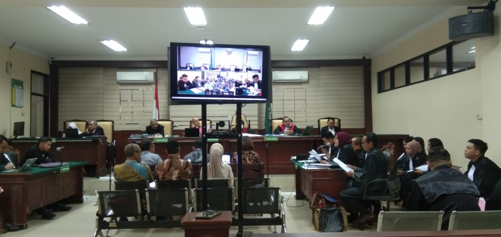 Sidang Korupsi Pelindo agenda Eksepsi di PN Tipikor Surabaya 
