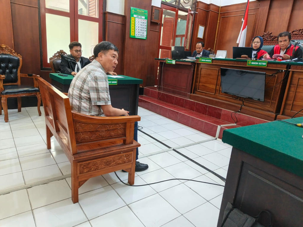 Dituntut 3 Tahun 10 Bulan, Hermanto Oerip Jalani Tahanan di Rutan