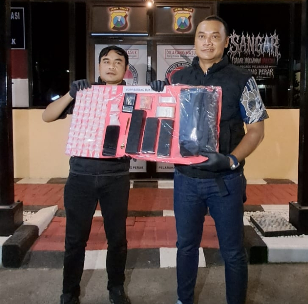 Polres Pelabuhan Tanjung Perak Ungkap Peredaran 672 Paket Sabu di Semampir
