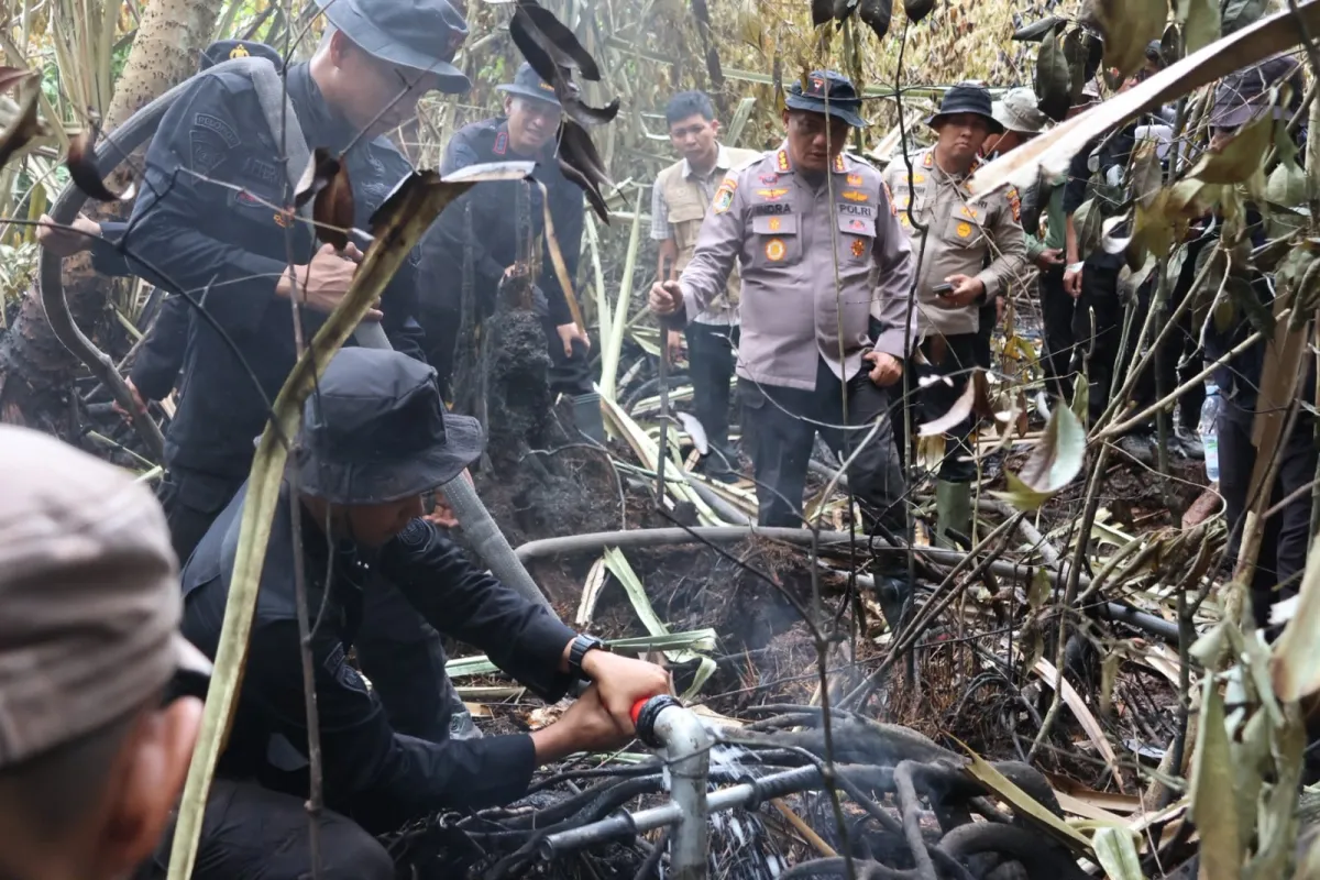 Penanganan Karhutla Siak Gunakan X Fire, Lima Titik Api Berhasil Dipadamkan