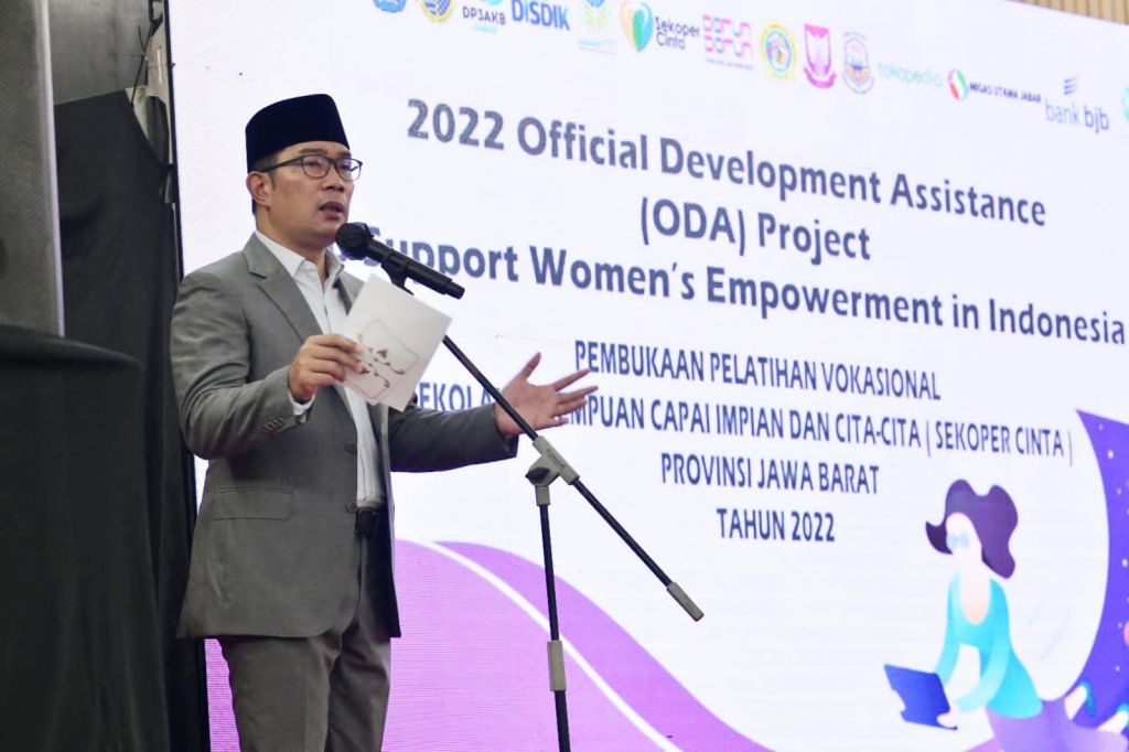 Ridwan Kamil Buka Pelatihan Vokasional untuk Alumni Terbaik Sekoper Cinta
