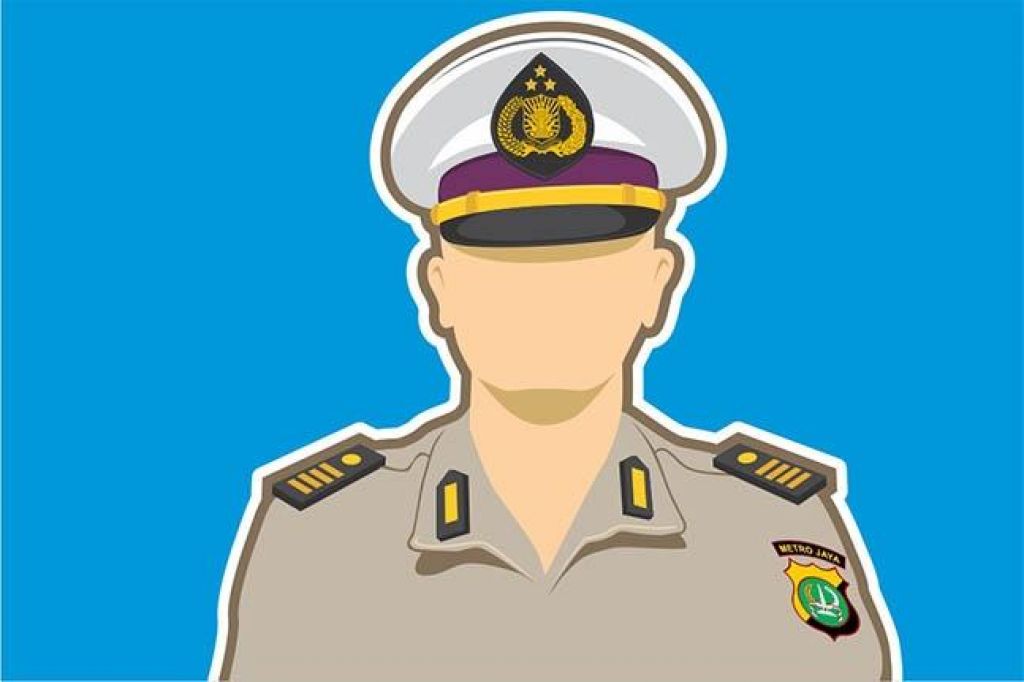 Ilustrasi polisi gadungan.