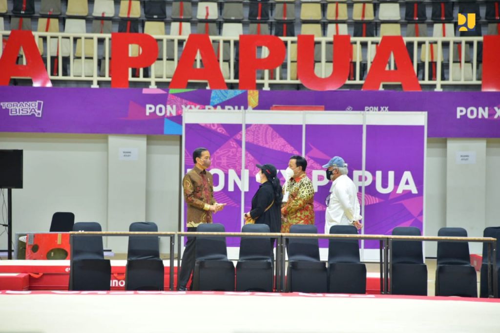 Jokowi saat akan membuka PON XX Papua, Sabtu (2/10/2021).