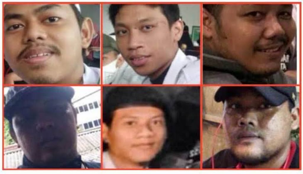 Para Laskar FPI yang tewas dibantai di KM 50.