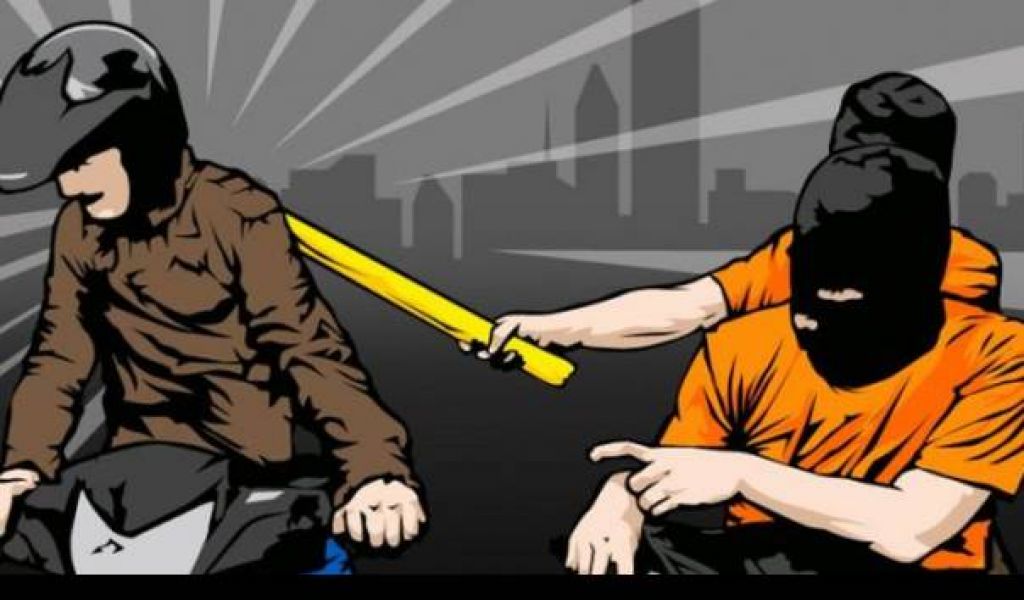 Ilustrasi Begal