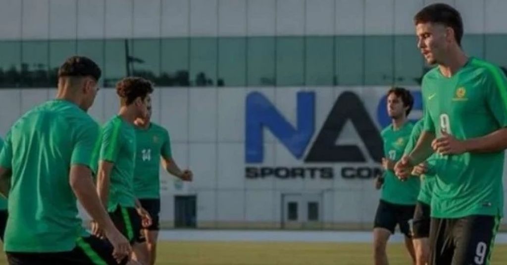 Latihan Timnas Australia U-23 jelang melawan Indonesia.  Foto Sp/Instagram
