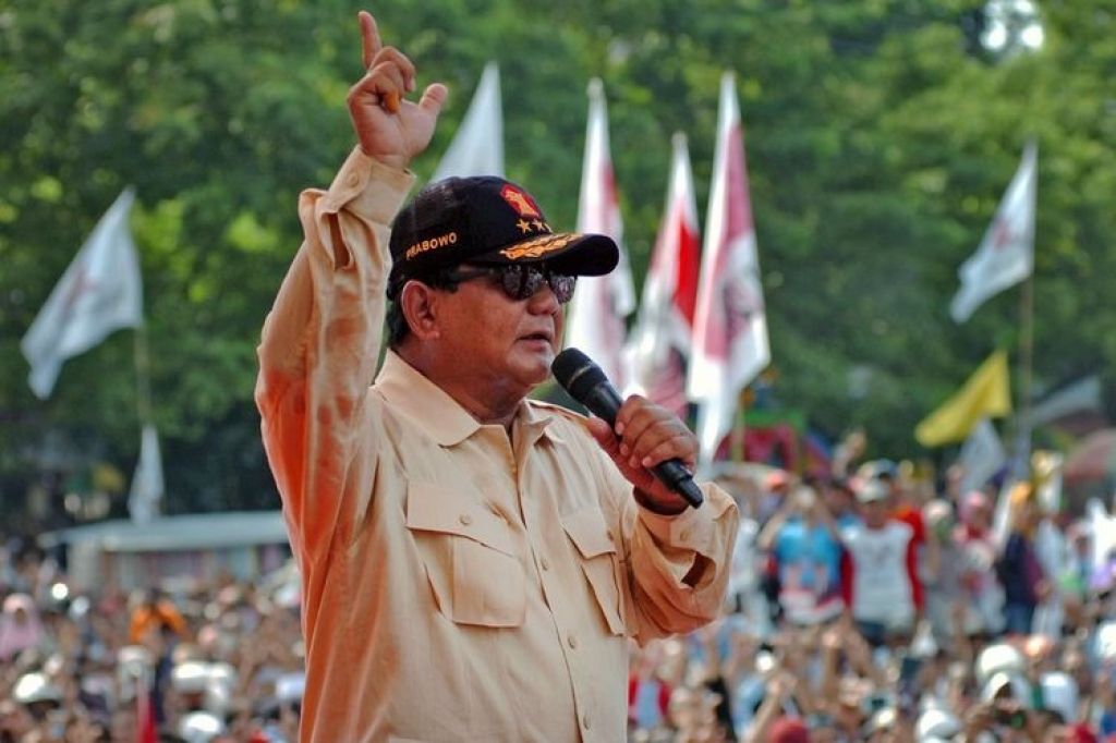 Prabowo saat kampanye dalam Pilpres 2019 lalu.