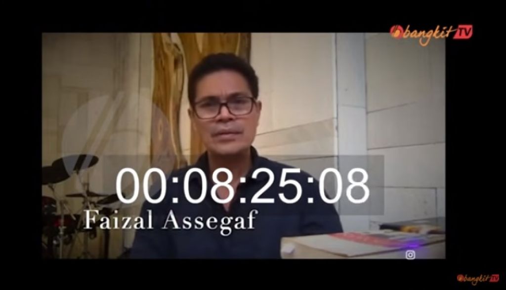 Tangkapan layar youtube Faizal saat menghina NU.