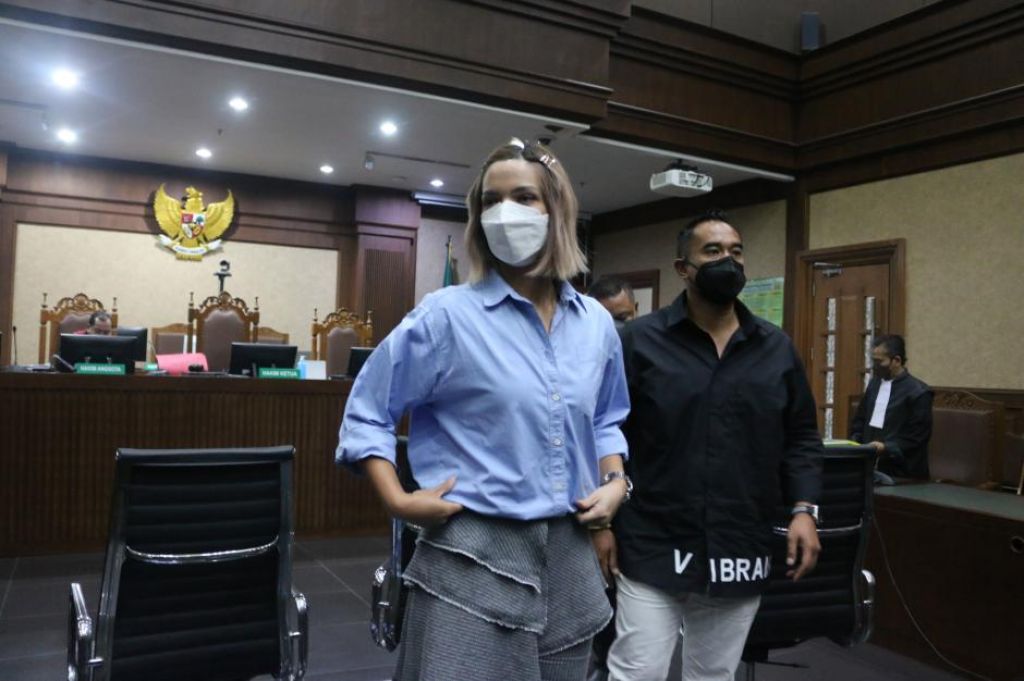 Nia dalam sidang di PN Jakpus, Kamis (30/12/2021).