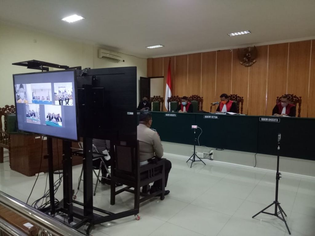 Sidang kasus kecelakaan Vanessa Angel di PN Jombang, Kamis (10/2/2022)