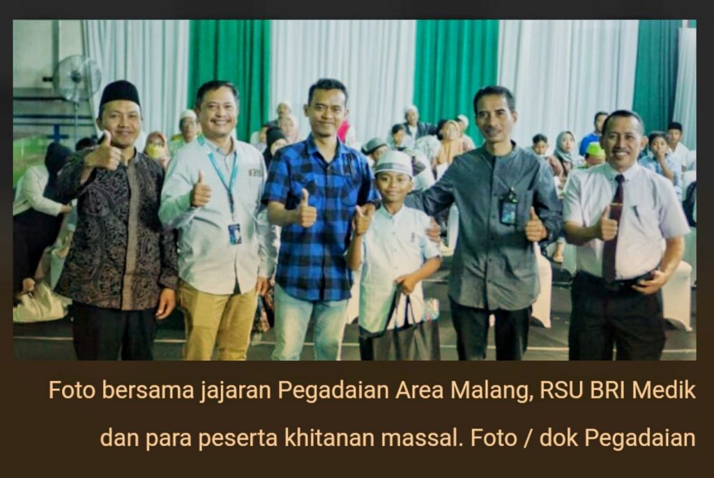 Warga Malang Antusias  Ikuti 'Khitanan Massal Ceria Pegadaian Peduli'