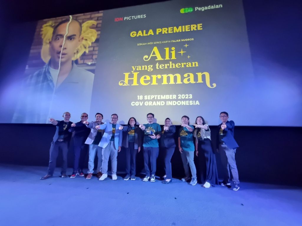 Rilis web series Ali yang terheran Herman. Foto: pegadaian
