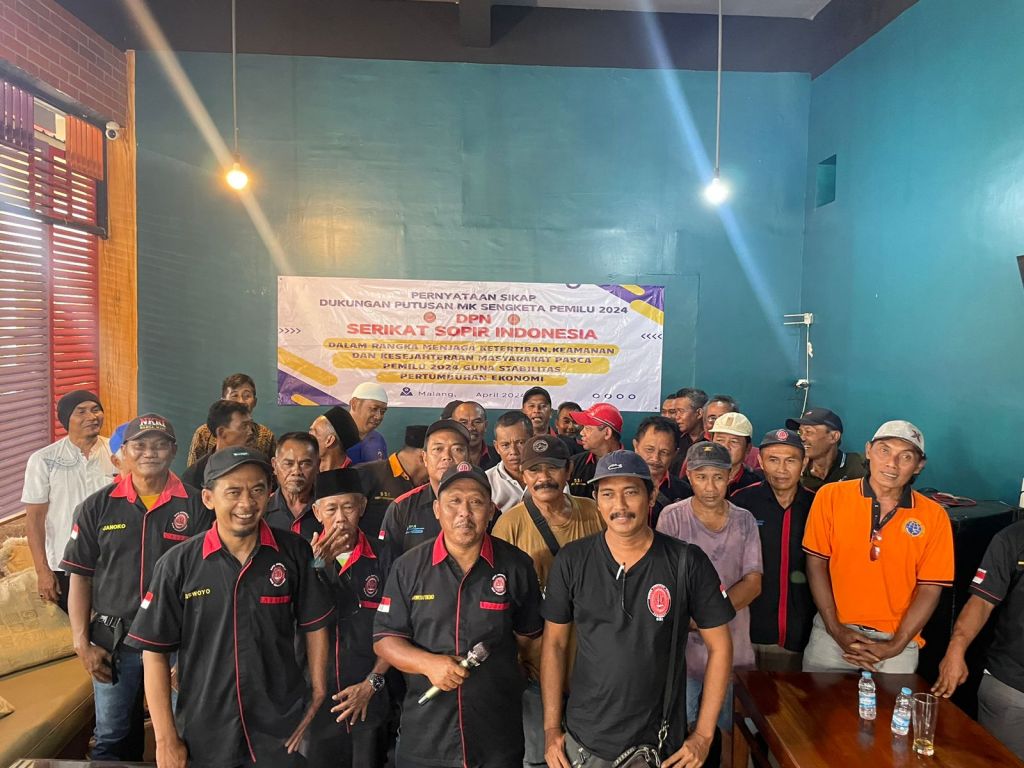 DPN Serikat Supir Indonesia Deklarasi Dukung Putusan Mahkamah Konstitusi